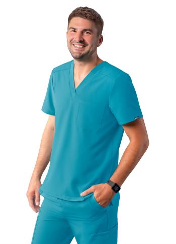 ADAR ADDITION Men's Modern V-Neck Top - All Colors