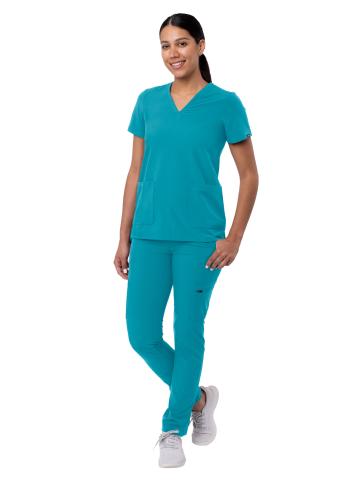 ADAR ADDITION Women's Go-Basic Scrub Set - All Colors