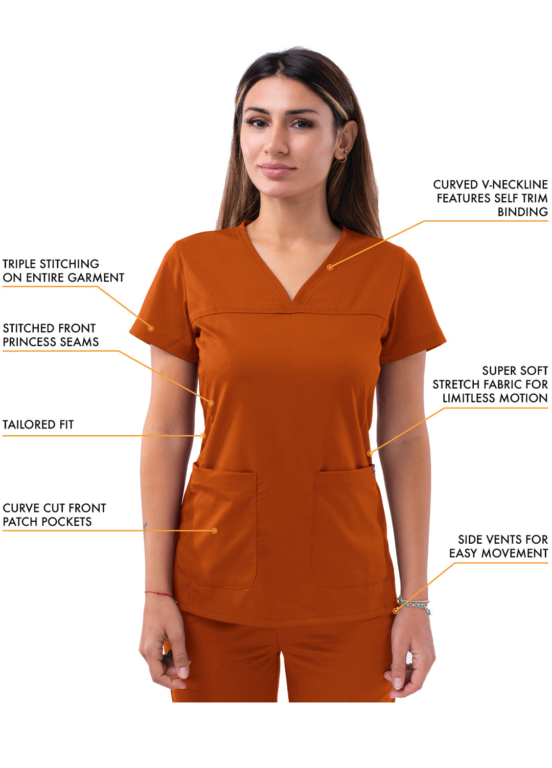 Sweetheart Curved V-Top - All Colors