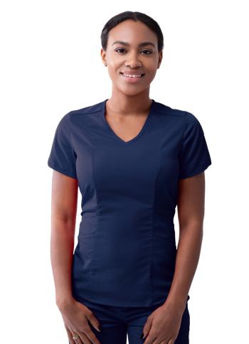 ADAR PRO Modern V-Neck Scrub Top - All Colors