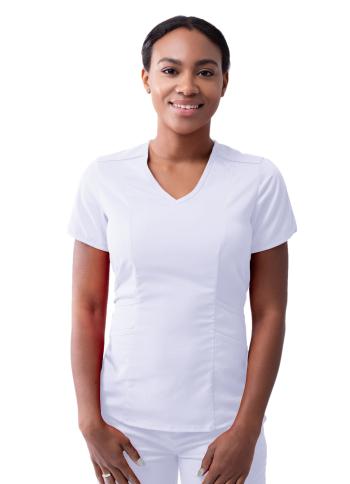 ADAR PRO Modern V-Neck Scrub Top - All Colors
