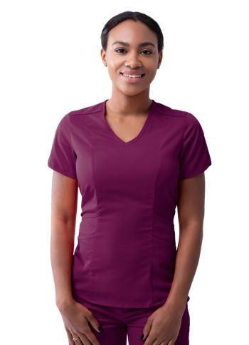 ADAR PRO Modern V-Neck Scrub Top - All Colors