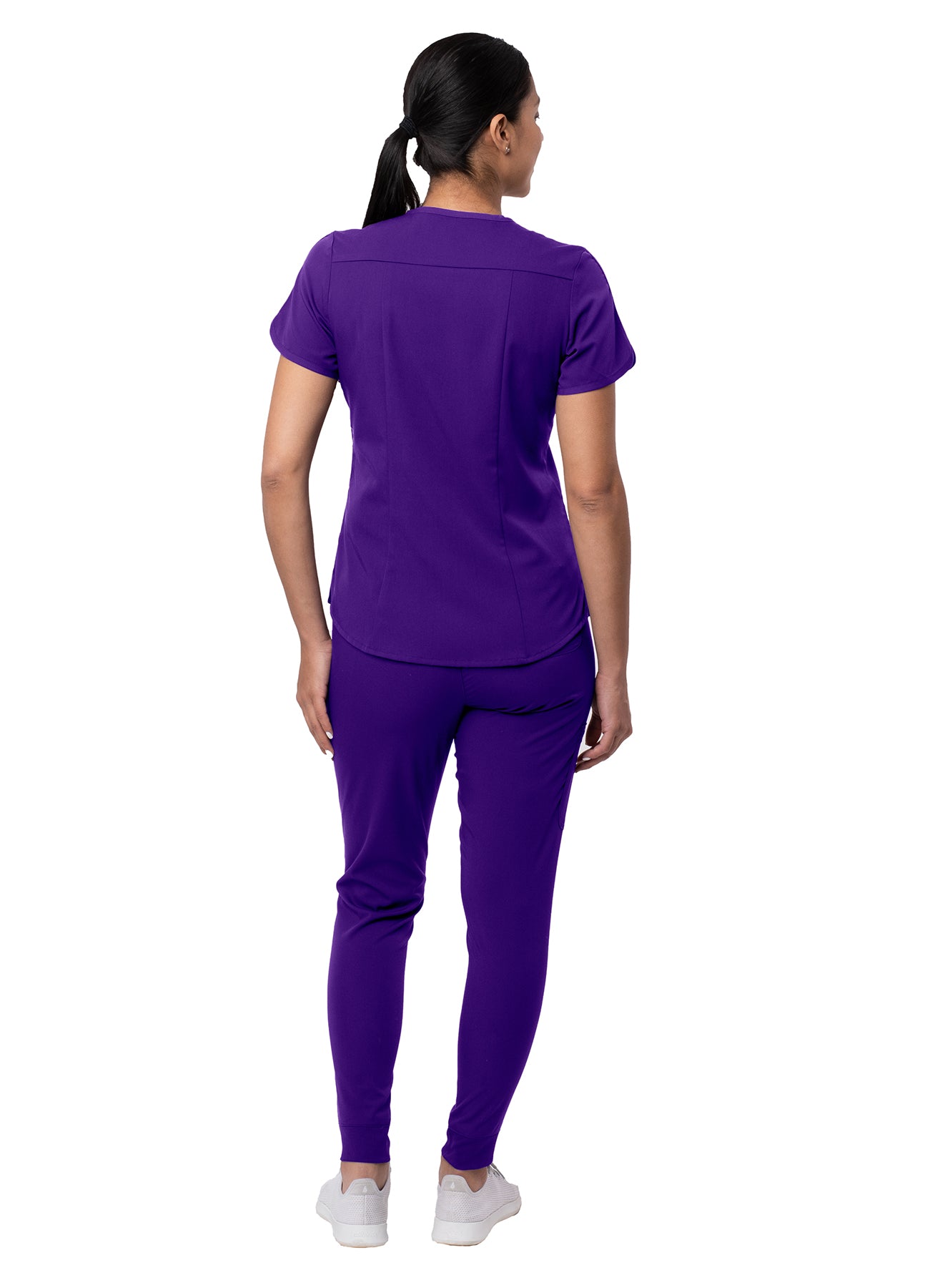 Grape Modern Athletic Jogger Scrub Set