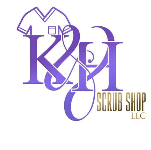 Pewter Gray Women's Flawless Plus Scrub Set – K&H Scrub Shop LLC