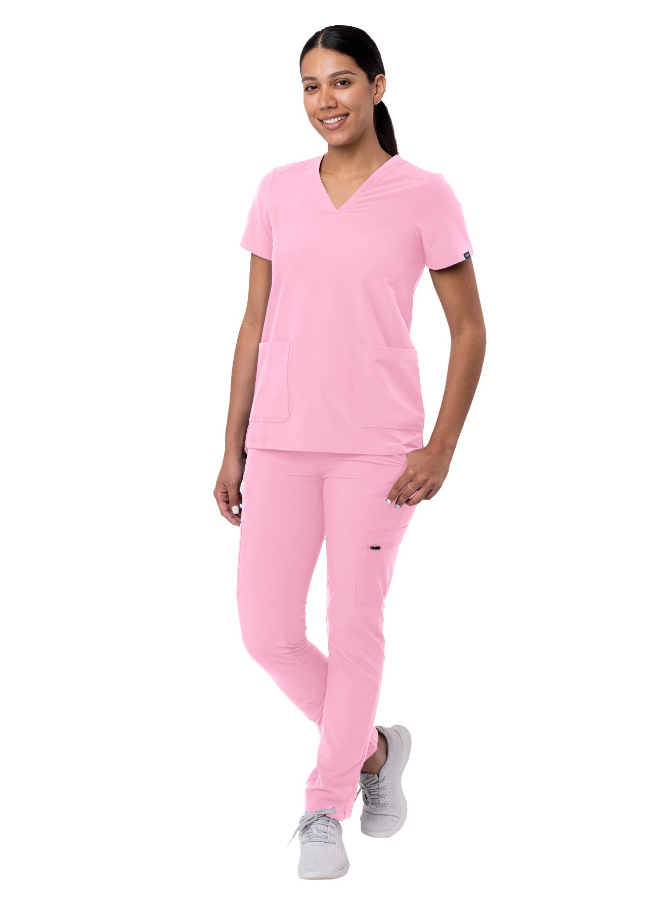 ADAR ADDITION Women's Go-Basic Scrub Set - All Colors – K&H Scrub Shop LLC
